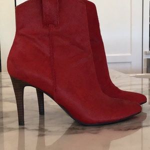 Lucky Brand cow hair bootie